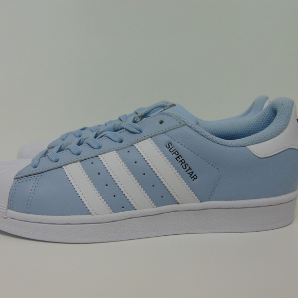 adidas baby blue superstar shoes